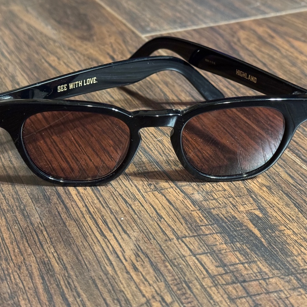 DL Eyewear Highland Sunglasses in Black (Dan Levy, Schitts Creek) Men or Women